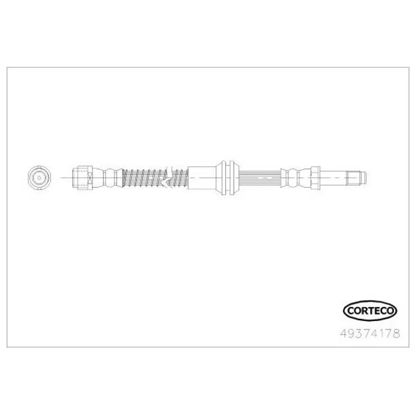 Brake Hose, 49374178, Corteco, Mfr#: 49374178